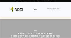 Desktop Screenshot of mujeresdemaiz.com