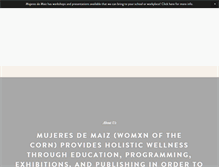 Tablet Screenshot of mujeresdemaiz.com
